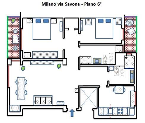 Mm House Apartment Tortona Milano Exteriör bild